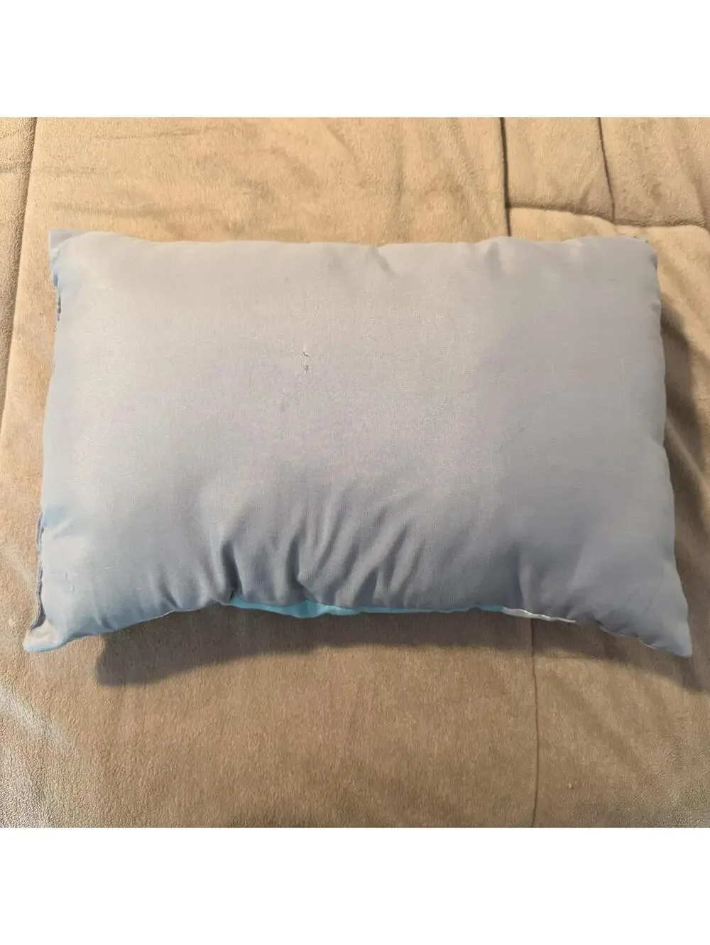 Decorative Rectangular aqua white gray Throw Pillow Cushion